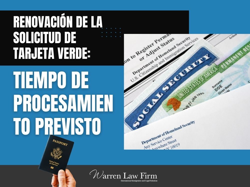 Aviso de Denegación tiempo de procesamiento previsto - Warren Law Firm