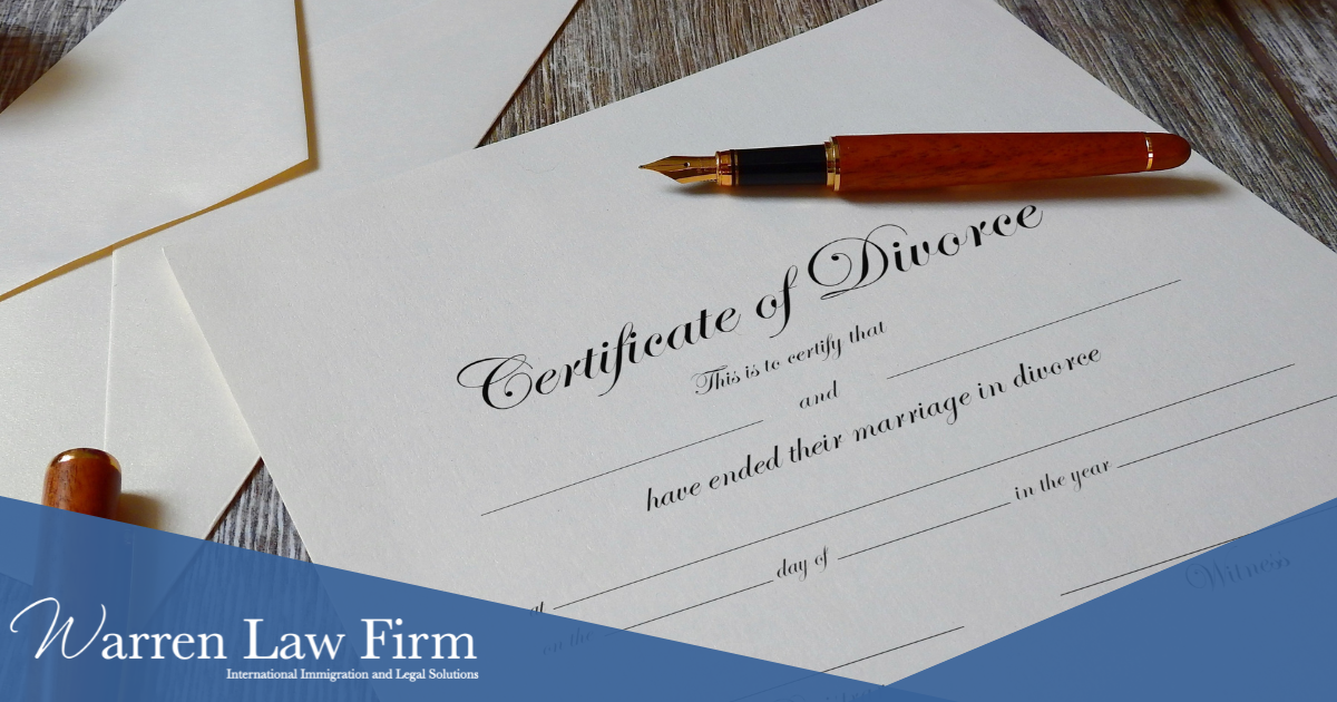 Divorcing Before Your Green Card Gets Approved