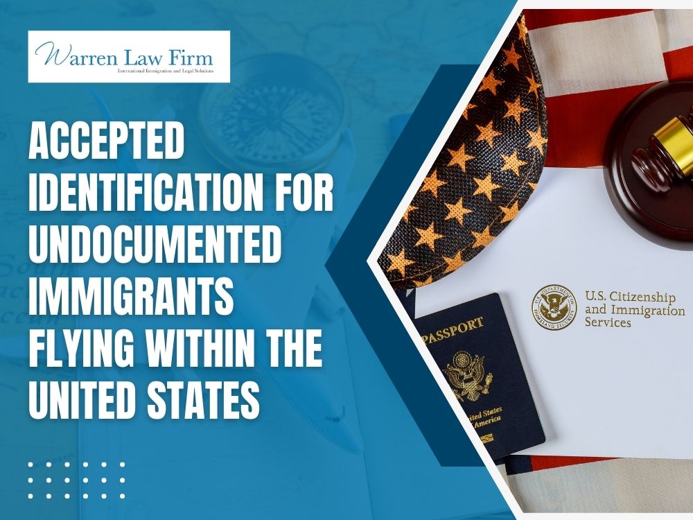Does TSA Check Immigration Status for Domestic Flights - Accepted Identification for Undocumented Immigrants Flying Within the United States - Warren Law Firm