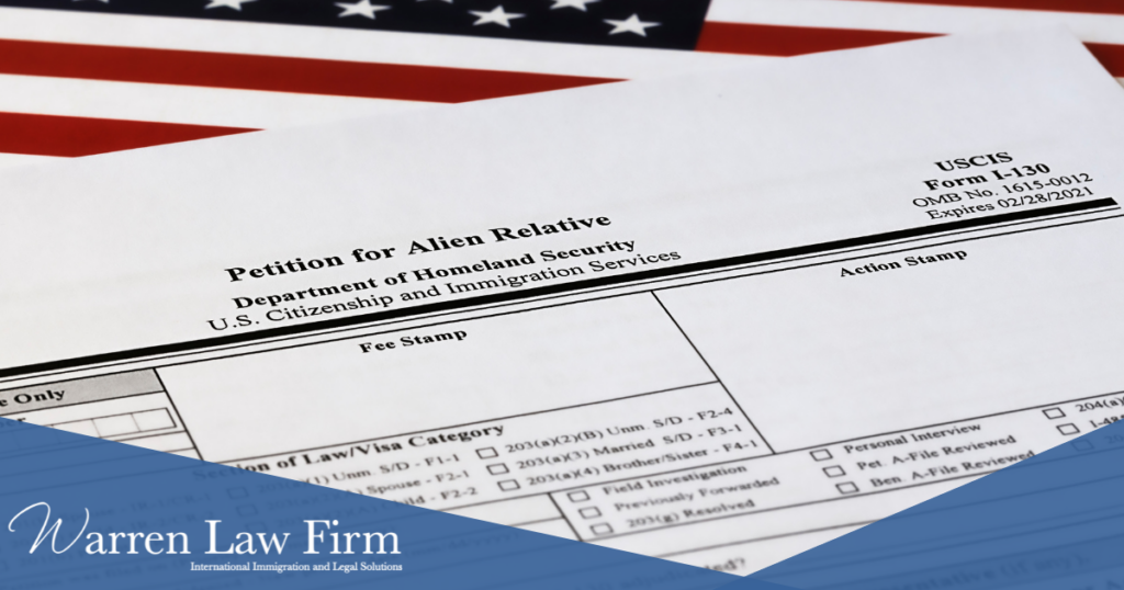 Family IR Visa with Warren Law Firm